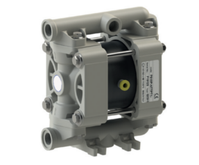 Pompa a doppia membrana grigia industriale